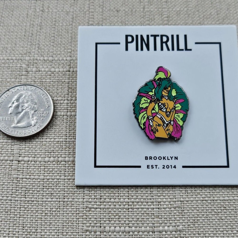 Pintrill Brooklyn Pin Multi Color Pin - Picture 5 of 10